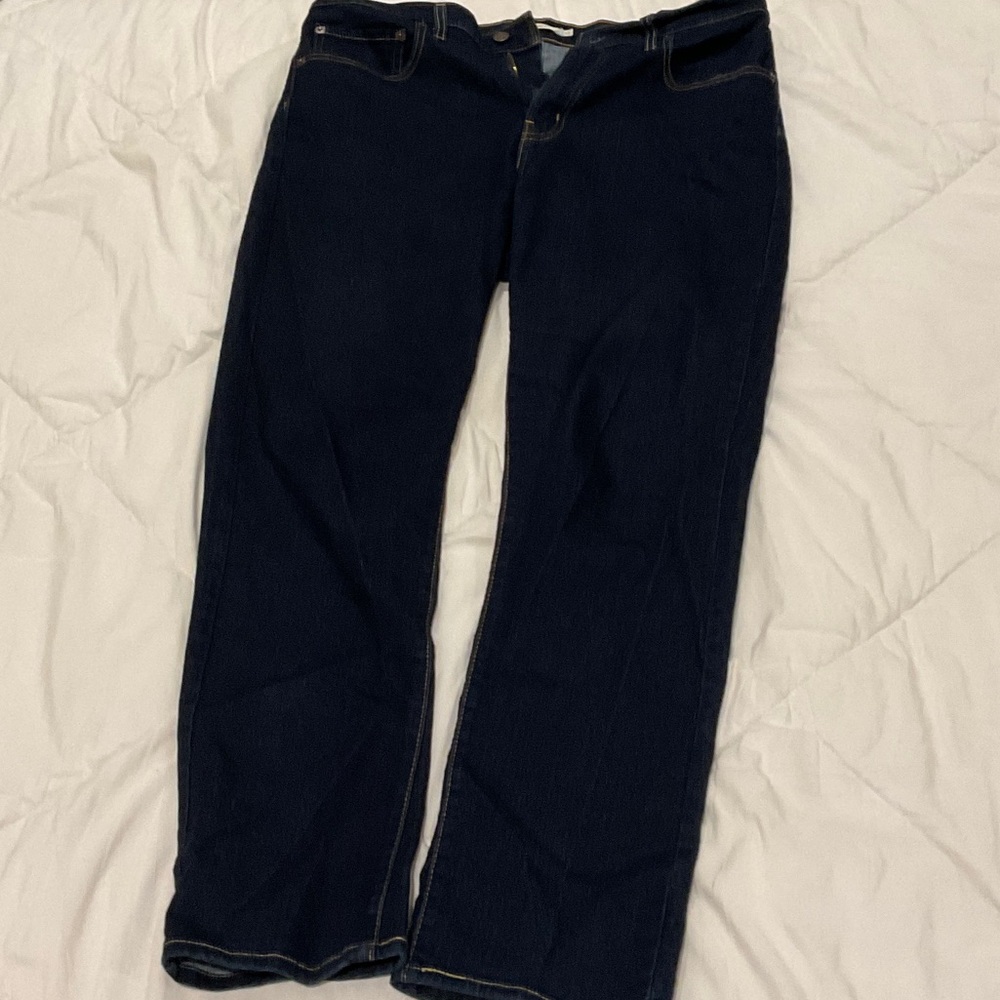 High Rise Women's Jeans - Dark Blue